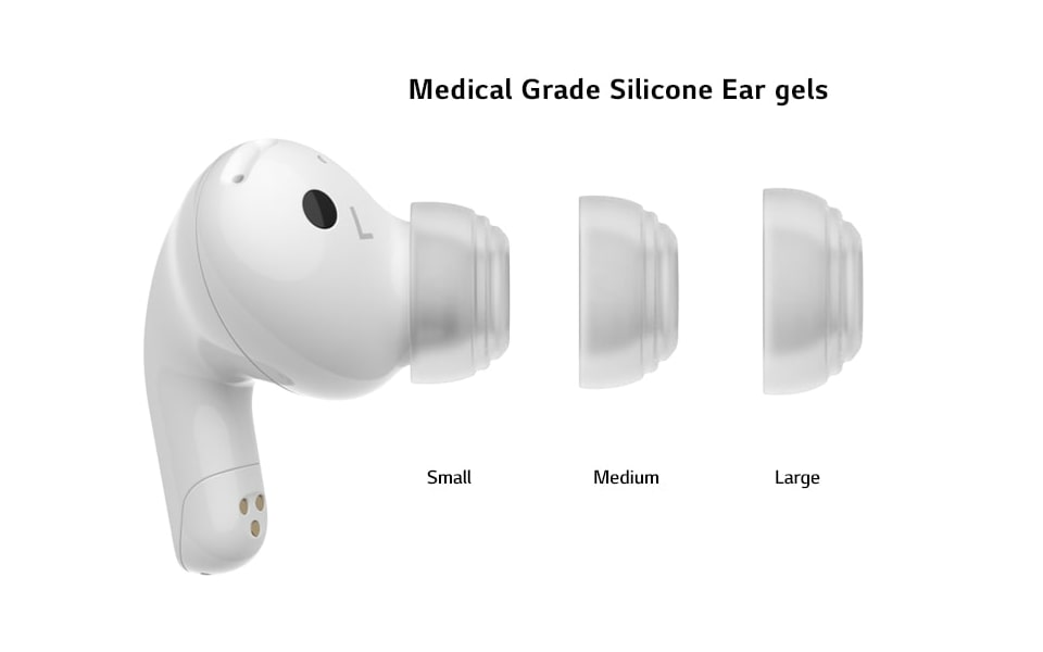 LG TONEFree Wireless Earbuds Multiple Sizes